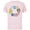Soft Pink, variant on Disney 100 Pixar Happy Faces Sticker Circle D100 - Short Sleeve Cotton T-Shirt for Adults - Customized-Black