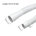 thumbnail image 2 of Washing Machine Drain Hose,  Universal Drain Hose Extension Kit 13.12 feet White for Washing Machine with Clamps, 2 of 5