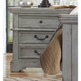 thumbnail image 3 of American Woodcrafters Stonebrook 3-Drawer Nightstand - Light Distressed Antique Gray, 3 of 11
