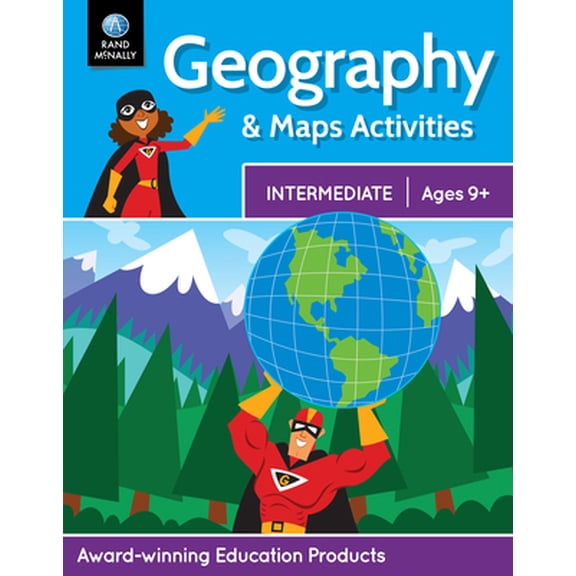 Pre-Owned Rand McNally Geography & Maps Activities, Intermediate Ages 9+ (Paperback) 0528026259 9780528026256