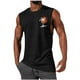 thumbnail image 1 of Hombres Sudadera Casual Cuello Redondo Tanque Deportivo sin Mangas, 1 of 3