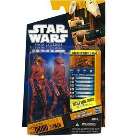 Star Wars 2010 Saga Legends Action Figure SL No. 20 Battle Droid 2Pack