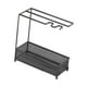 thumbnail image 4 of Organizador de fregadero de cocina, soporte para esponja, escurridor de hierro para trapos de cocina, cepillo para jabón de platos M, 4 of 9
