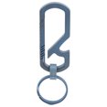 thumbnail image 2 of Clip Para Llaveros, Llaveros De Aleación De Titanio Diseño Profesional De Alta Resistencia Para Amigos Para Viajar A La Oficina Fyydes Azul, 2 of 8