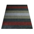 thumbnail image 3 of Rugsotic Carpets Hand Knotted Wool Area Rug 5'7''x7'10'' Multicolor Contemporary Rectangle Indoor Rug for Living Room, Bedroom Antimicrobial L00A98, 3 of 6