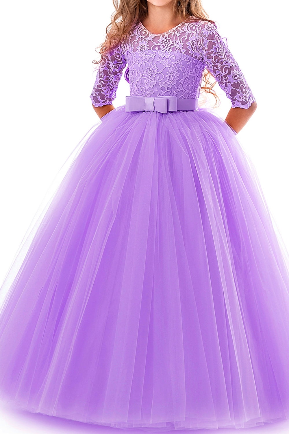 silk gown for kids