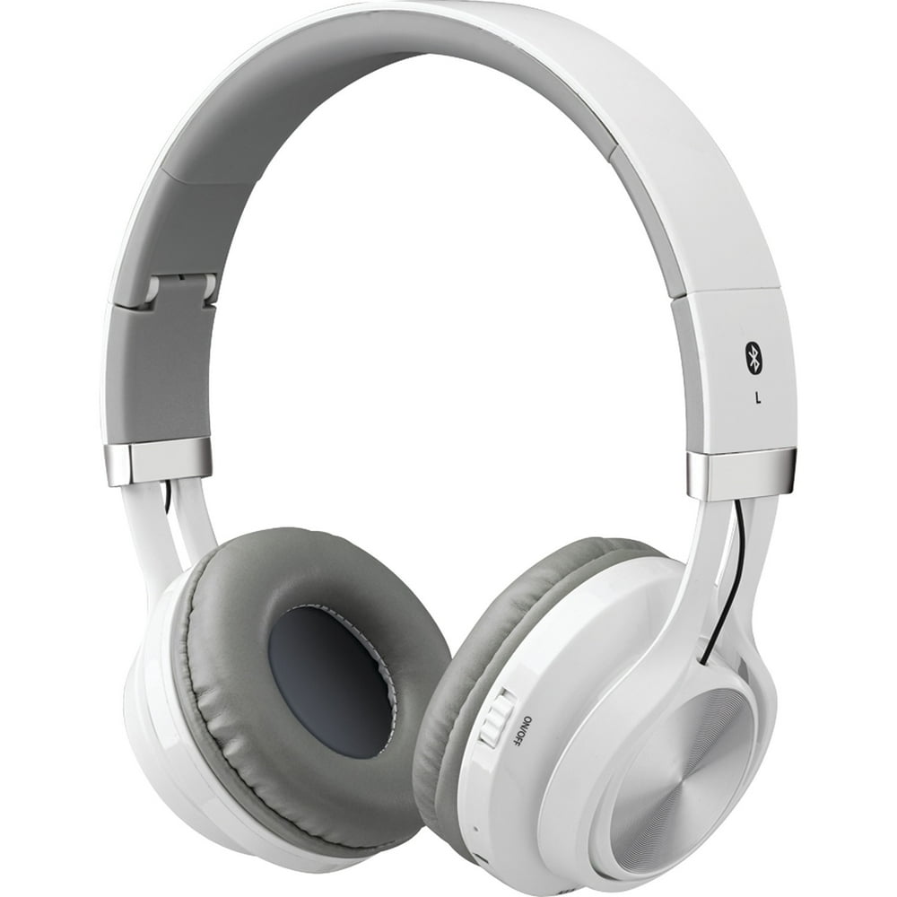 iLive IAHB56W Bluetooth Wireless Headphone with Microphone, White