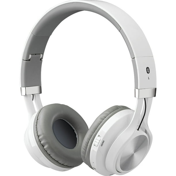 iLive IAHB56W Bluetooth Wireless Headphone with Microphone, White ...