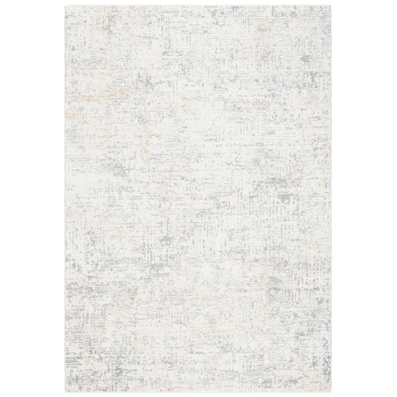 SAFAVIEH Martha Stewart Sabrina Distressed Area Rug, Grey/Grey, 5' x 8'