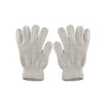 thumbnail image 3 of Men's Women's Warm Winter Fuzzy Cozy Gloves, White, 3 of 3