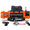 Orange, variant on X-BULL 12000LBS Electric Winch 12V Synthetic Rope with Wireless Remote Tow Truck Jeep Off-Road 4WD