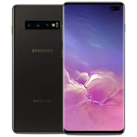 SAMSUNG Galaxy S10+ Plus G975U Factory Unlocked (Prism Black) 512GB Smartphone Used Used-Good