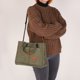 thumbnail image 5 of Bolso Hobo Satchel Bandolera Tote Pana Correa Hombro Ajustable Mujer, 5 of 9