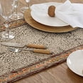 thumbnail image 5 of Fennco Styles Rustic Embroidered Block Print Cotton Table Runner 16" W x 72" L - Multicolored Table Cover for Everyday Use, Holiday Décor, Family Gathering and Special Occasions, 5 of 5