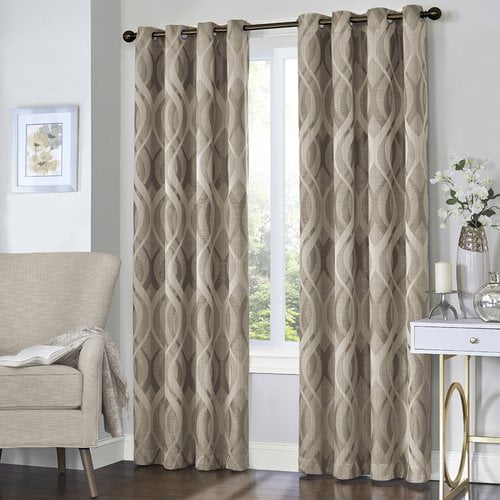 Eclipse Curtains Caprese Thermalayer Blackout Single Curtain Panel
