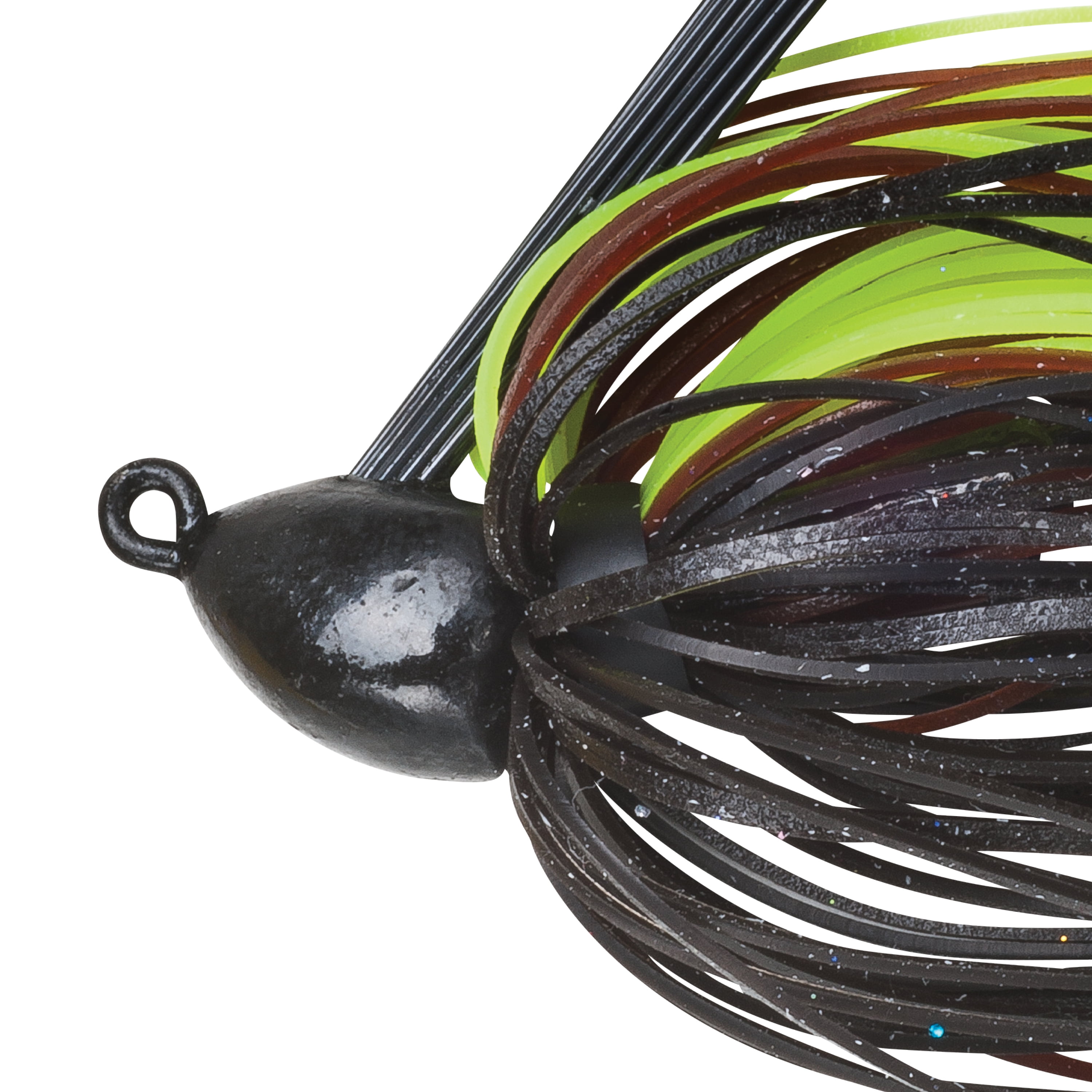 BOOYAH Baby Boo Jig Black Brown Chartreuse 5/16 oz.