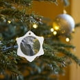 thumbnail image 7 of 3drose, Bond Waterfalls, Ontonagon River, Michigan - Us23 Cha0074 - Chuck Haney, 3 inch Snowflake Porcelain Ornament, 7 of 7