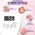 thumbnail image 4 of NAILGIRLS 168W UV LED Nail Lamp, Fast UV Light for Nails Gel Polish LED Gel Nail Dryer Nail Art Tools, 4 of 9