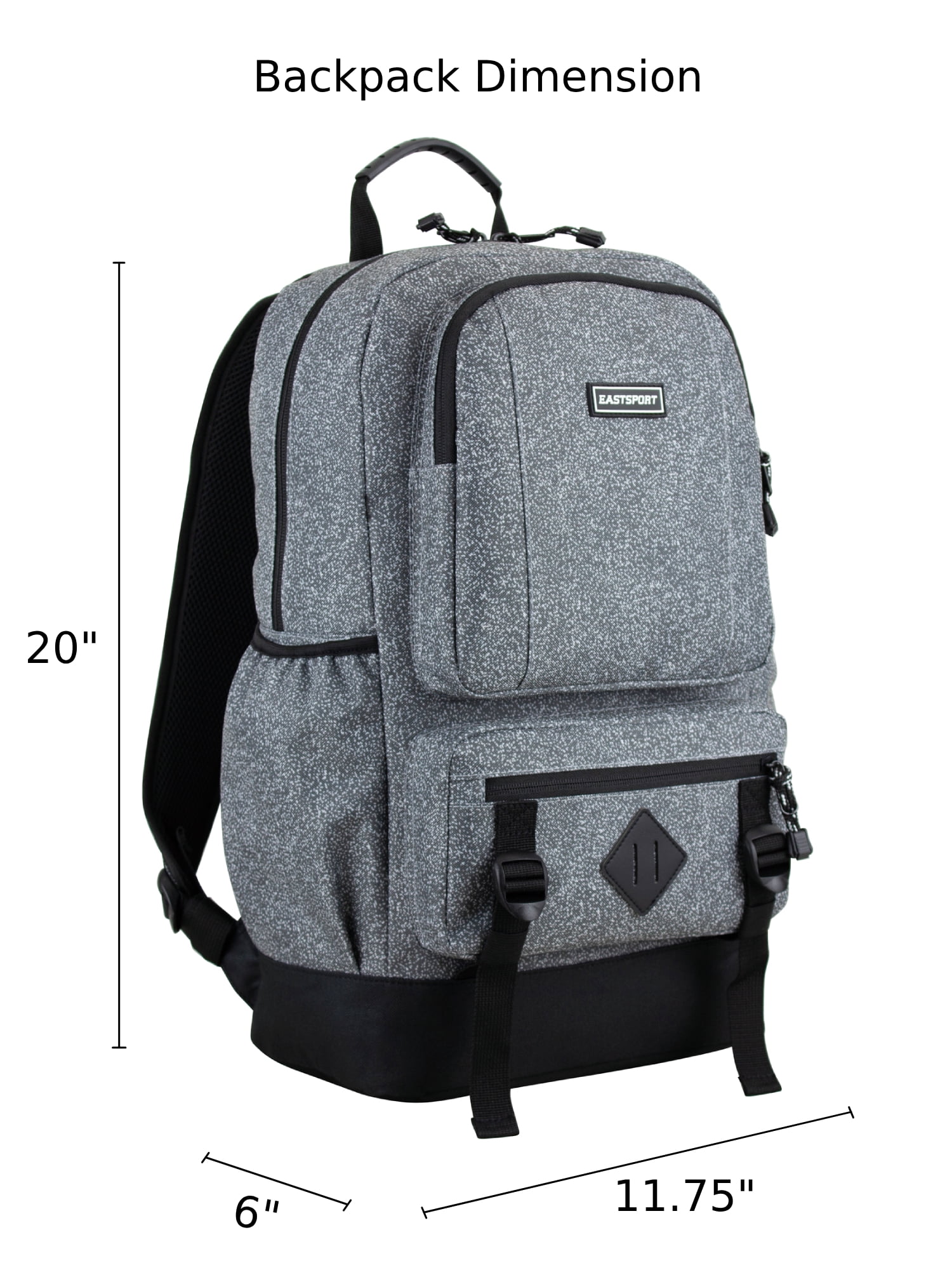 Eastsport Unisex Lexington Laptop Backpack, Static Dots