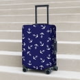 thumbnail image 5 of Travel Luggage Cover Protector - white anchors navyblue cute Anti-Scratch Suitcase Covers Fits 18-32 Inch Luggage, 5 of 5