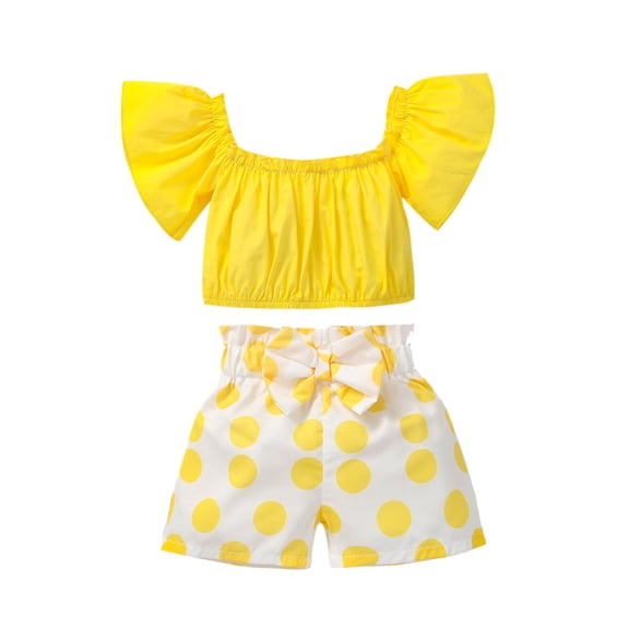 Mercatoo Baby Girl Clothes Outfits Cotton O Neck Tops Casual 2PC Set Toddler Girls Clothes