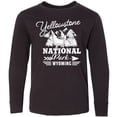 thumbnail image 3 of Inktastic Wyoming Yellowstone National Park Long Sleeve Youth T-Shirt, 3 of 5