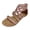 Pink, variant on Ladies Flat Sandals Zipper Open Toe Slippers Roman Shoes Summer Beach Sandals Pink 35