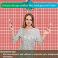 thumbnail image 3 of 2Pcs Square Foil Fringe Backdrop Curtain Backdrop for Birthday, Wedding, Graduation, Party Decor, 3 of 5