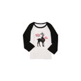 thumbnail image 4 of Kmbangi Hauts Raglan de Noël avec Rennes et Pantalons à Carreaux Pyjamas Parent-Enfant, 4 of 9