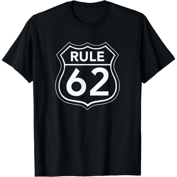 RULE 62 Alcoholics AA Anonymous Living In Sobriety Recovery T-Shirt