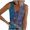 Blue 02, variant on DeHolifer Summer Tank Tops for Women V-Neck Ribbed Sleeveless Shirts Retro Print Button Up Blouse Casual T-Shirt Purple M