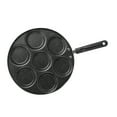 thumbnail image 2 of Poêle à Frire Antiadhésive en Aluminium Multi-Trous avec Poignée Résistante à la Chaleur - 7 Sections Rondes pour Cuisson Simultanée Œuf/hamburger - Design Renforcé par Rivets Économe en Énergie Adapté pour Gaz/électrique, 2 of 7