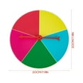 thumbnail image 4 of Miangastore Party Game Wheel Lottery Rotating Board DIY Prize Wheel Gathering Game Prop, 4 of 9