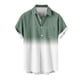 thumbnail image 4 of Mens Casual Manga Corta Botón Abajo Camisas Turndown Cuello Blusa de Impresión, Poliéster Ligero Top de la Moda para el Verano Al Aire Libre Y el Uso Diario, 4 of 6