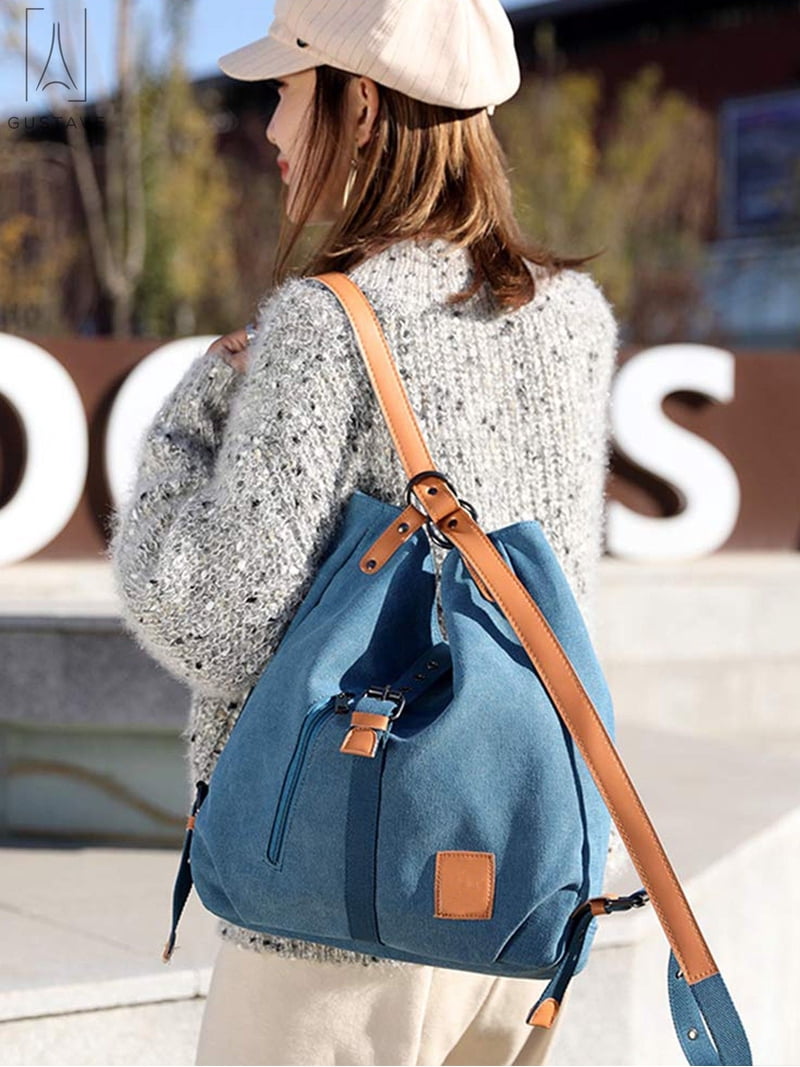 Convertible Tote Bag Best Women's Convertible Backpacks MKF Collection Layla Women's Tote Bag, Plaid Convertible Backpack main image 1