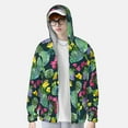 thumbnail image 4 of Kll Watercolor Cactuses Print Men'S Women’s Upf 50+ Sun Protection Outdoor Hoodie Jacket Long Sleeve Fishing Hiking Performance Shirt- Small, 4 of 8