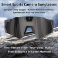 thumbnail image 3 of POV Camera Glasses – 4K Smart Recording Sunglasses with 32GB SD Card for Outdoor Sports and Daily Use, Lightweight Wearable Video Glasses Design, 3 of 8
