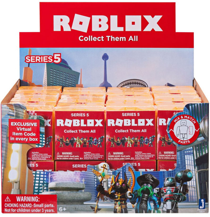 Roblox Series 5 Mystery Box Gold Cube 24 Packs Walmart Com
