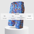 thumbnail image 3 of Vetsdori Mens Summer Swimming Trunks Board Shorts Swimwear Casual Elastic Waist Drawstring,Ropa Lining 2 in 1 Swim Shorts for Men Hawaiian,Free Size, 3 of 5