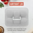 thumbnail image 5 of Chef Pomodoro Boîte de Fermentation pour Pâte à Pizza, 14 x 11 Pouces, Récipient pour Pâte à Pizza, Convient à 4-6 Boules de Pâte, Plateau à Pâte à Pizza Ménager avec Poignée de Transport Pratique (Gris), 5 of 5