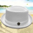 thumbnail image 1 of QASIEATN Modern Fit Bucket Hats for Women Summer Breathable Mesh Hat Outdoor Sun Hat British Jazz Hat Trendy Hat Sun Hat Fall Fashion Accessories, 1 of 7
