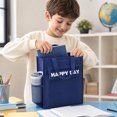 thumbnail image 5 of Kids Tutor Bag Tote With Zipper Pocket Mesh Side Roomy For Books And Stationery For Students And Adolescents, 5 of 6
