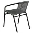 thumbnail image 4 of Gray Rattan Indoor-Outdoor Stack Chair, 4 of 5
