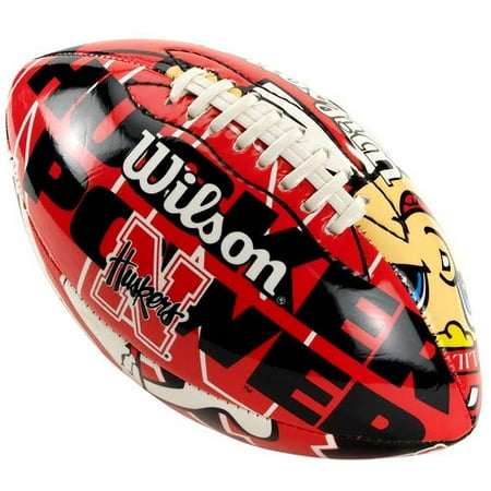 Wilson NCAA Team Logo Jr. Football, Nebraska Cornhuskers
