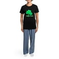 thumbnail image 4 of CafePress - Boston Clover Women's Dark Pajamas - Women's Short Sleeve Print T-Shirt and Pants Dark Cotton Pajama Set, 4 of 7