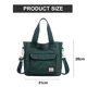 thumbnail image 2 of Bolso de mano de lona para mujer, bolso bandolera de hombro, bolso pequeño, bolsos de trabajo con asa superior y múltiples bolsillos, 2 of 5