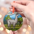 thumbnail image 4 of Ornament Llama Animal Suncatcher Alpaca Light Catcher Window Hangings Decoration House Gift For Mom Mother's Day Camel Ornament, 2025, Holiday 2025, Holiday Decoration, Seasonal, 4 of 5