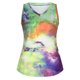 thumbnail image 2 of Blusa sin mangas con cuello en V y estampado teñido anudado a la moda para mujer Pompotops lopia995382, 2 of 8