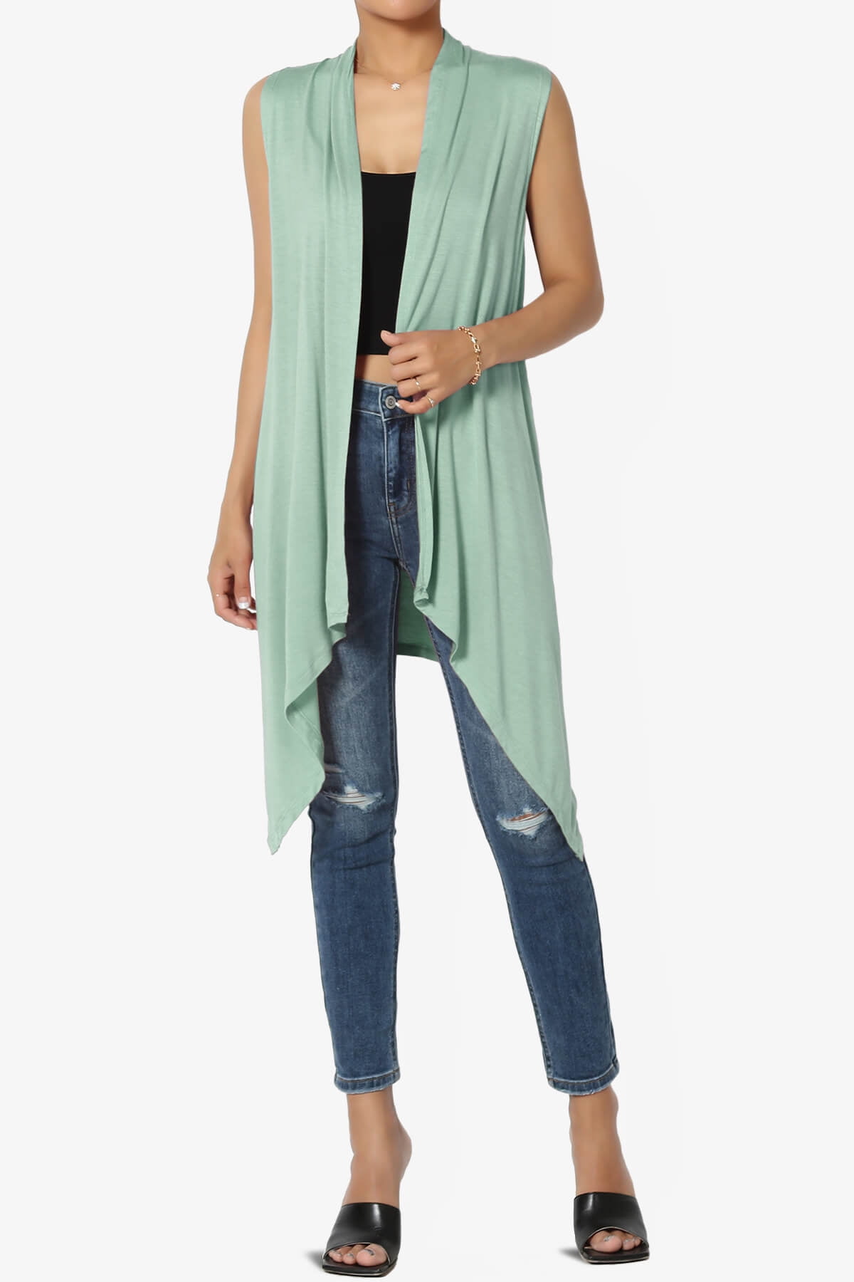 Waterfall sweater vest cheap
