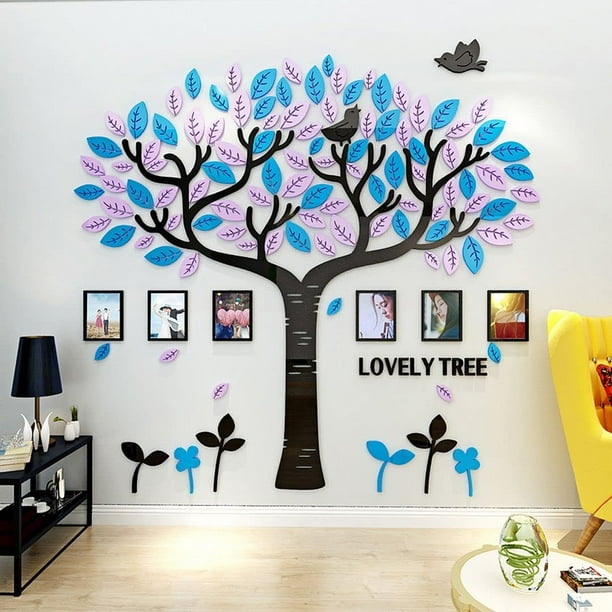 Autocollant Mural 3d Arbre Familial, Autocollant En Acrylique